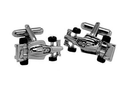 Formula 1 Sports Car Cufflinks