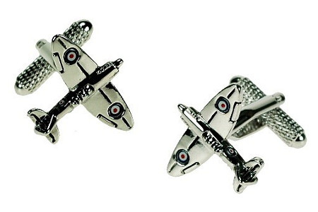 Spitfire Cufflinks with RAF logo
