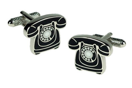 Traditional Telephone Cufflinks